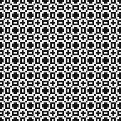 Fototapeta premium Abstract Cross Pattern Dots Logo generative computational art illustration