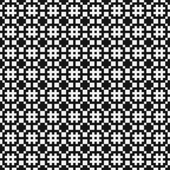 Fototapeta premium Abstract Cross Pattern Dots Logo generative computational art illustration