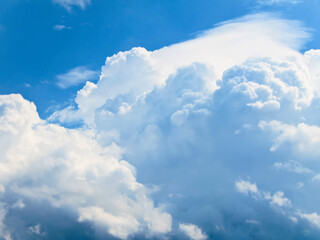 Naklejka na ściany i meble Clouds in the summer blue sky-3