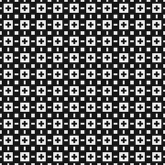 Abstract Cross Pattern Dots Logo generative computational art illustration