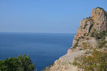 Fototapeta na wymiar view from the sea