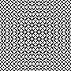 Abstract Cross Pattern Dots Logo generative computational art illustration