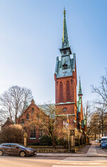 Obraz premium View of the German Church in Helsinki, Finland