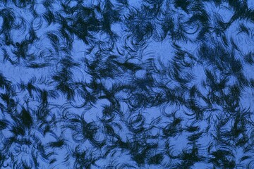 blue creative hair-like scratched surface texture - cute abstract photo background