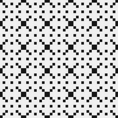 Fototapeta premium Abstract Cross Pattern Dots Logo generative computational art illustration