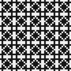 Abstract Cross Pattern Dots Logo generative computational art illustration