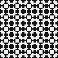 Fototapeta premium Abstract Cross Pattern Dots Logo generative computational art illustration