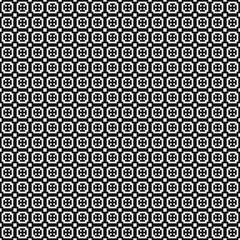 Abstract Cross Pattern Dots Logo generative computational art illustration