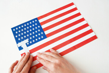 Election in United States of America 2020. Trump is president of united states of america. USA...