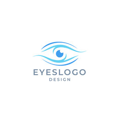 Eyes logo design with modern and luxuries concept