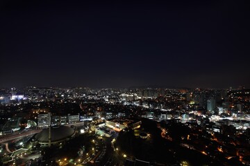 Fototapeta na wymiar City of Lights in seoul of South Korea