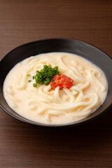 明太子クリームうどん