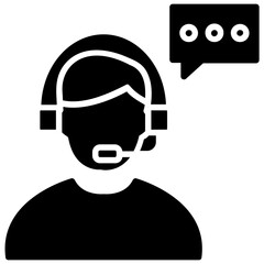 
Chat bubbles appearing in human head, thinking icon 
