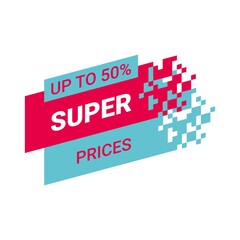 Shopping promotion. Big sale special offer. Super sale.