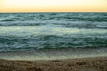 Obraz premium waves on the beach