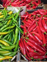 red hot peppers