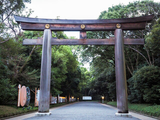 明治神宮　原宿　鳥居