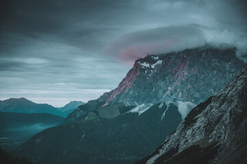Zugspitze mit Blick vom Sebensee