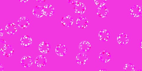 Light purple, pink vector layout with circle shapes.