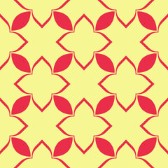 Seamless abstract tiled pattern web background, vintage symmetrical seamless pattern with waves