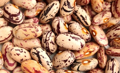 Dry beans background, pinto beans
