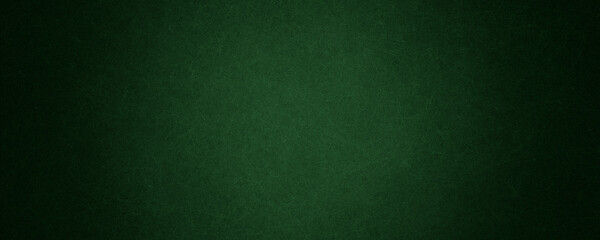 Elegant dark emerald green background with black shadow border and old vintage grunge texture design
