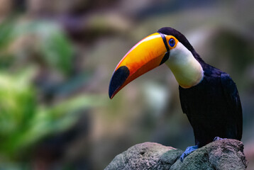 Naklejka premium Portrait of a toucan bird