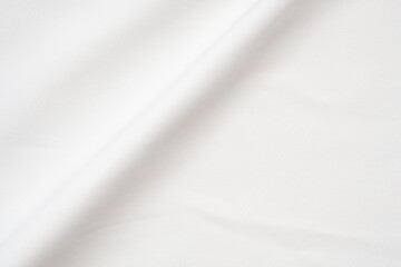 Fototapeta na wymiar White fabric smooth texture surface background