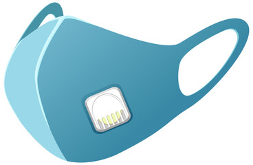 Isolated medical mask on white background