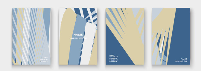 Modern cover collection design vector. Abstract retro style pastel blue white lines texture. Striped trend background. Futuristic geometric stripe pattern.Design presentation, template, business cards
