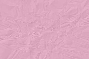 Fototapeta premium crumpled pink paper background close up ,3D illustration