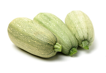 zucchini isolated on white background