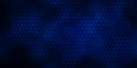 Dark BLUE vector layout with circle shapes.