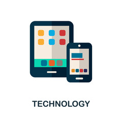 Technology icon. Simple element from creativity collection. Creative Technology icon for web design, templates, infographics and more