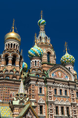 Fototapeta na wymiar Church of the Savior on Spilled Blood, Saint Petersburg, Russia