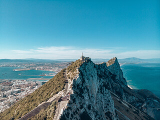 Gibraltar shot with a drone 