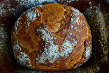 Traditional wheat and rye bread