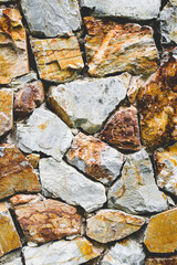 surface of stone wall texture , nature abstract background