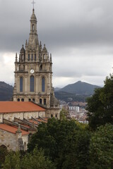 Fototapeta na wymiar Cathloic temple in Bilbao