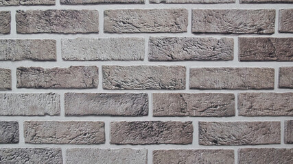 texture of a fake brick wall. color