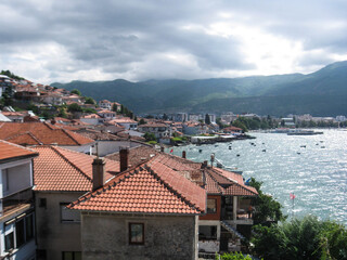 Naklejka na ściany i meble Ohrid lake