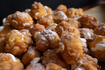 typical cake for the day of all the saints called fritters