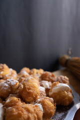 typical cake for the day of all the saints called fritters