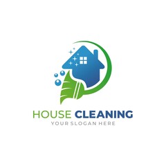 House Cleaning Service Business logo template