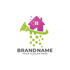 House Cleaning Service Business logo template