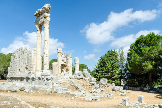 Qasr Naous, Roman Temple Ruins in Ain Akrine, Lebanon