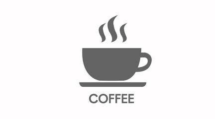 Vector Isolated Illustration of a Coffee Cup Icon
