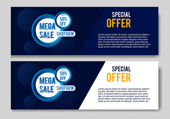 banner with modern design colorful gradient.banner sale template