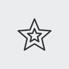 Christmas star icon isolated on background. Decoration symbol modern, simple, vector, icon for website design, mobile app, ui. Vector Illustration