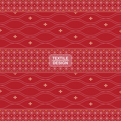 Seamless geometric background motif ulos batak. seamless traditional textile bandhani sari border. creative in new design for textile background. tribal textile design